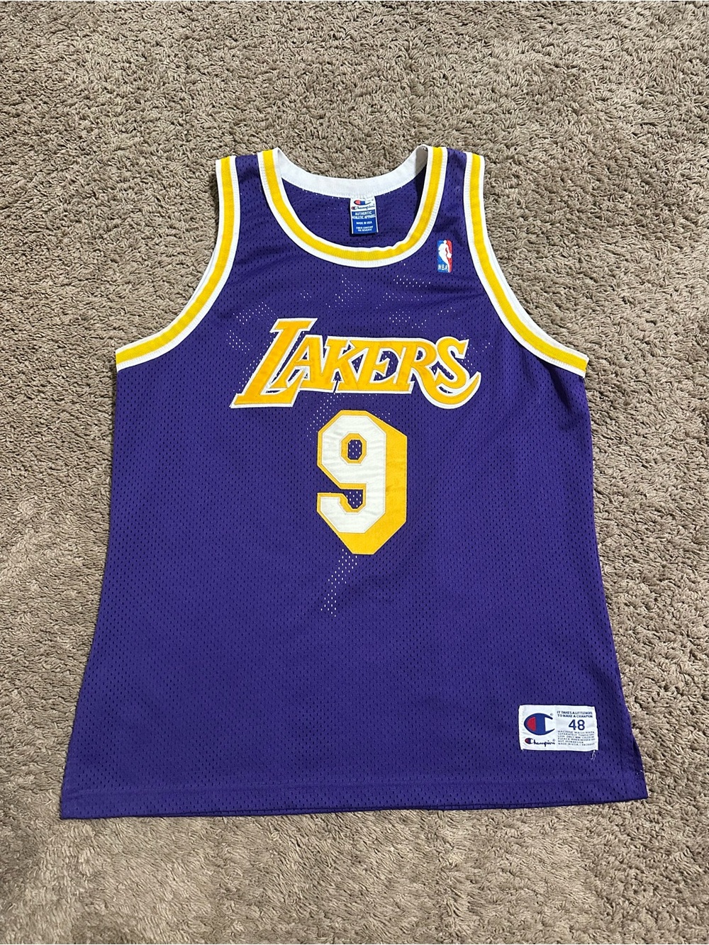 Vintage NBA Champion Los Angeles “Van Exel” 90s Jersey size Xl